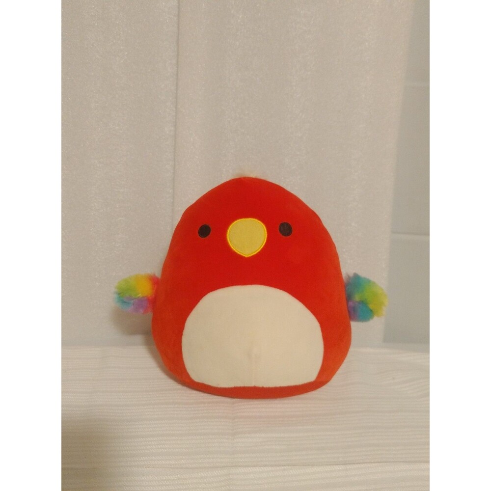 Squishmallows Paco The Red Parrot 8" Rainbow Arms Stuffed Plush Animal Toy 2019